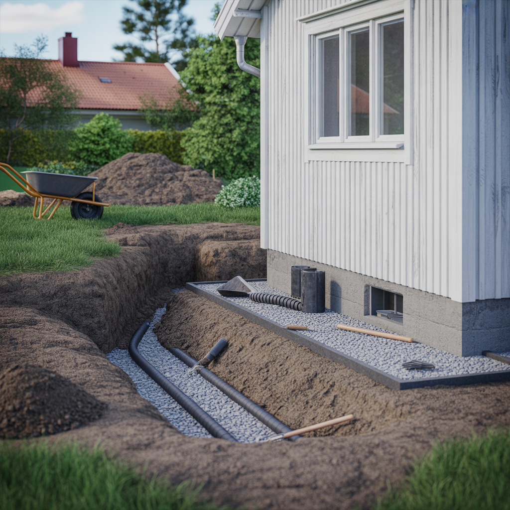 5.Vad paverkar kostnaden for att dranera en husgrund