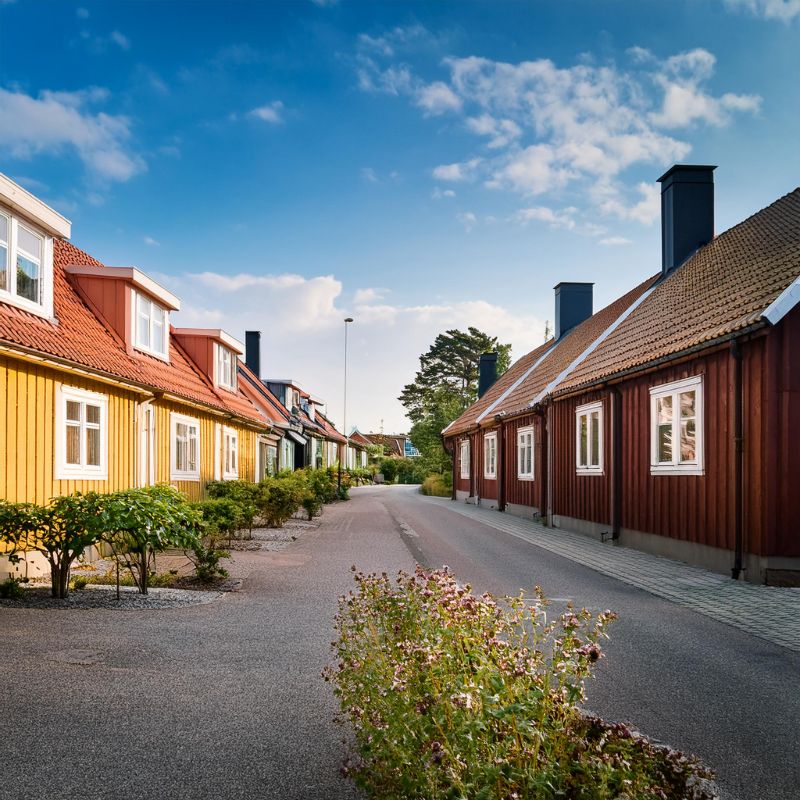 Draneringsror installerade runt radhusgrund