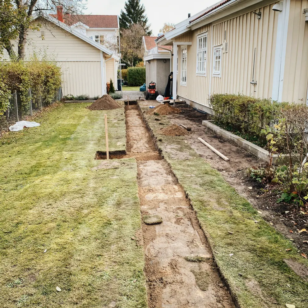 markarbete schaktning trelleborg skane